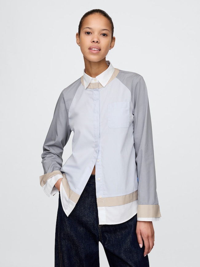 Gap × HFR Layered-Hem Shirt by Richfresh