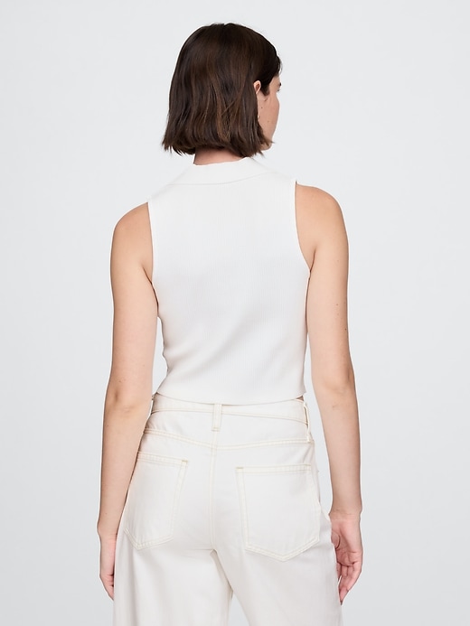 Image number 3 showing, Rib Sweater Crop Tank Top