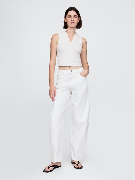 Image number 2 showing, Rib Sweater Crop Tank Top