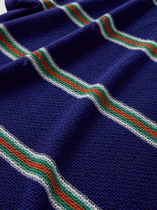 Image number 4 showing, Textured Crochet Polo Sweater
