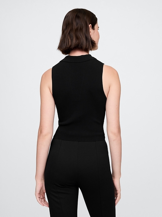 Image number 3 showing, Rib Sweater Crop Tank Top