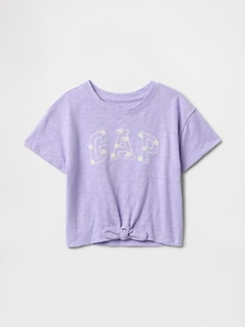 Baby & Toddler Tie-Front Logo T-Shirt