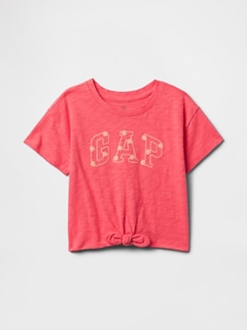 Baby & Toddler Tie-Front Logo T-Shirt