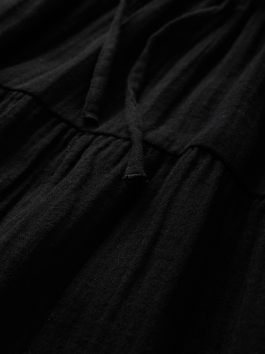 Image number 4 showing, Cotton Gauze Tiered Maxi Skirt