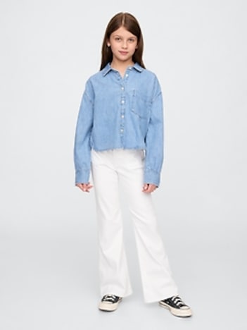 Kids High Rise '70s Flare Jeans