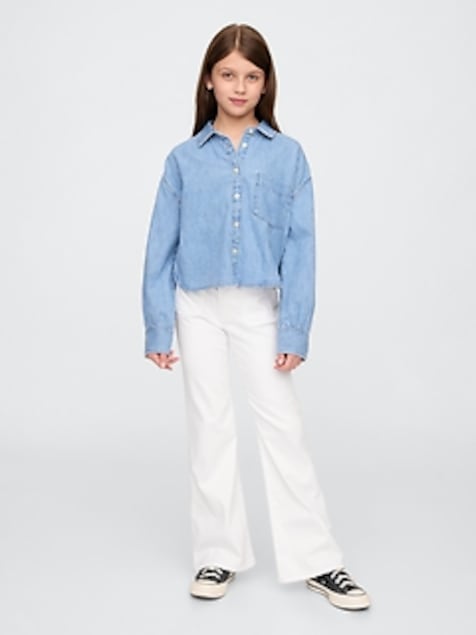 Kids High Rise '70s Flare Jeans