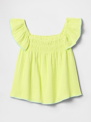 Baby & Toddler Crinkle Gauze Top