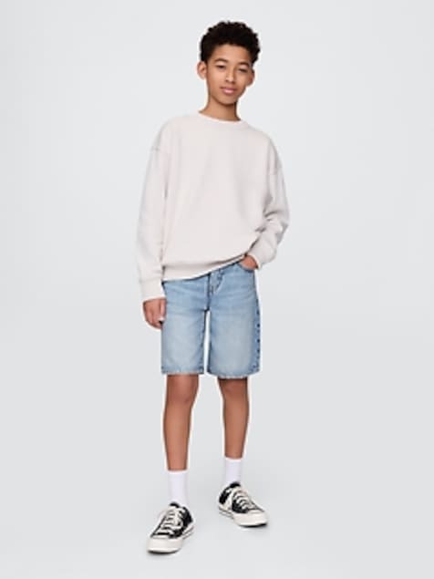 Kids UltraSoft '90s Loose Denim Shorts