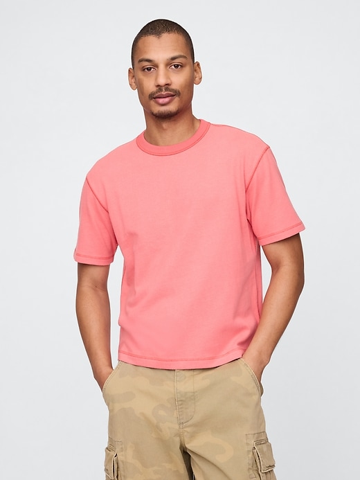 Image number 1 showing, Heavyweight Crop T-Shirt