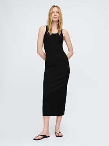 Rib Midi Tank Dress