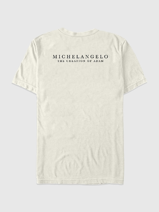 Image number 3 showing, Michelangelo Creation Oversized Graphic T-Shirt