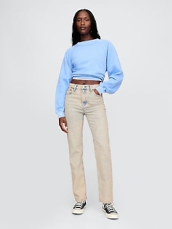 High Rise ’90s Straight Jeans
