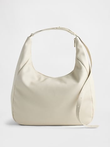 Vegan Pebble Leather Slouchy Bag