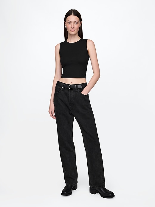 Image number 2 showing, CloseKnit Jersey Crop Tank Top