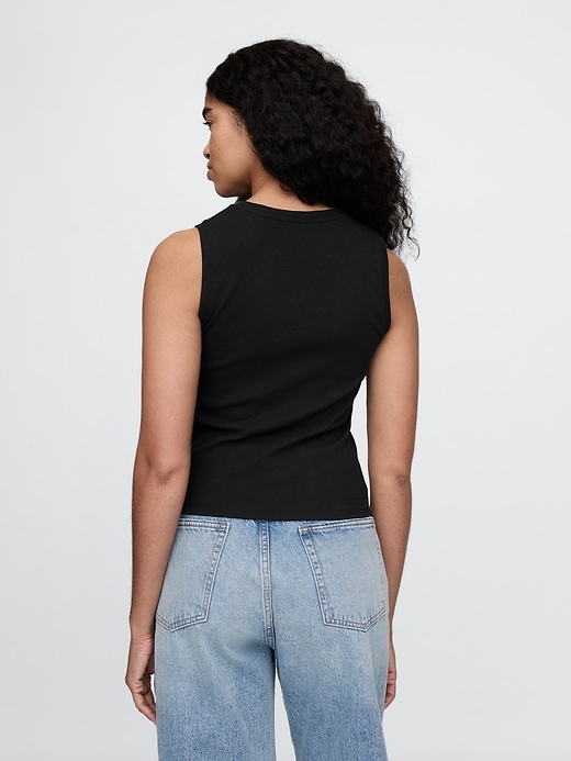 Image number 3 showing, Modern Rib High-Neck Top