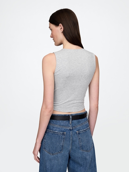 Image number 3 showing, CloseKnit Jersey Crop Tank Top