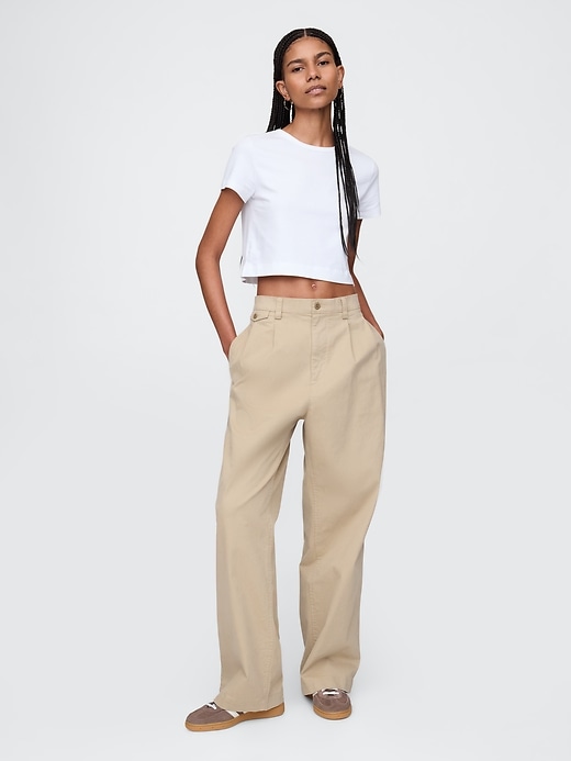 Image number 2 showing, Organic Cotton VintageSoft Crop T-Shirt