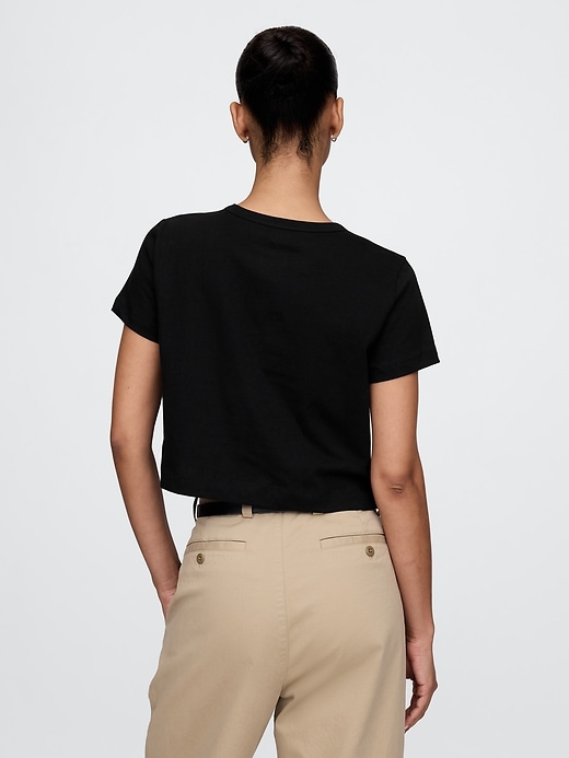 Image number 3 showing, Organic Cotton VintageSoft Crop T-Shirt