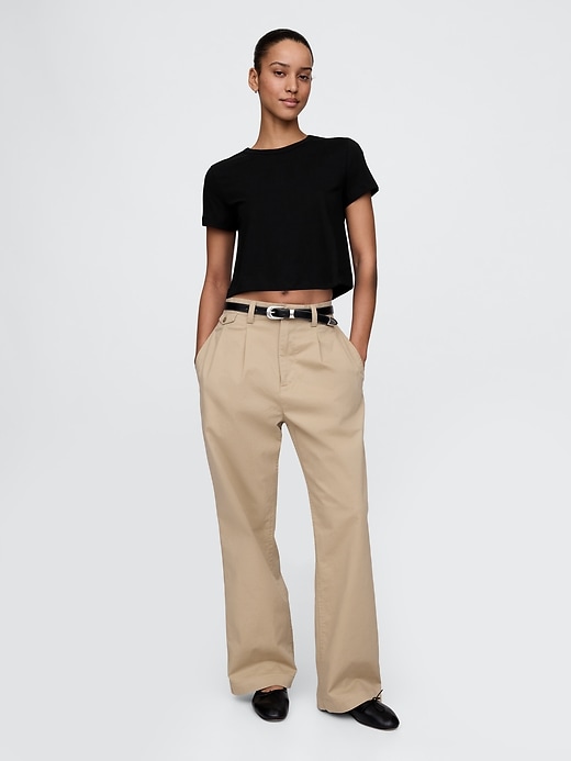 Image number 2 showing, Organic Cotton VintageSoft Crop T-Shirt