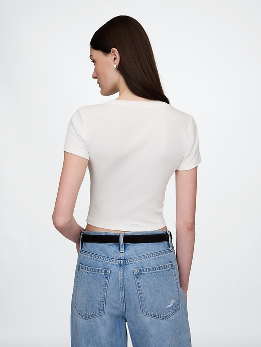 Image number 3 showing, Modern Crop T-Shirt
