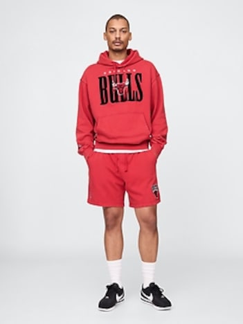 NBA Chicago Bulls Logo Heavyweight Sweat Shorts