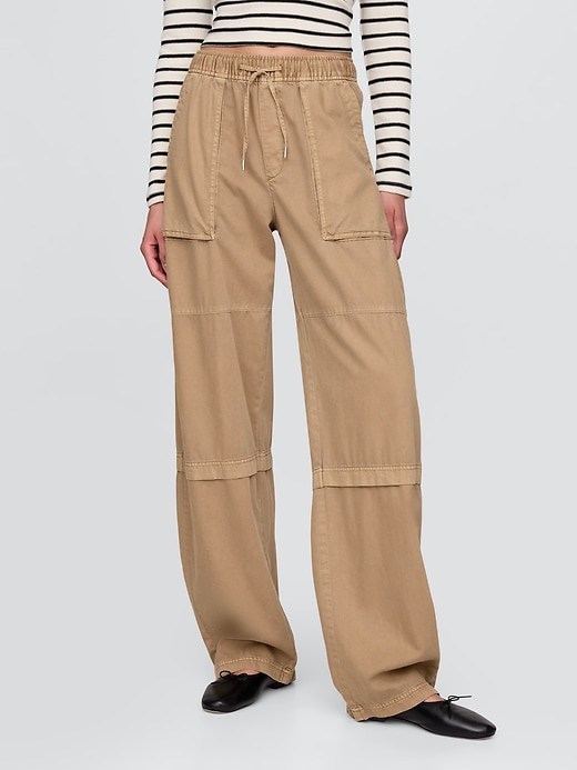 Image number 2 showing, Mid Rise Easy Utility Barrel Pants