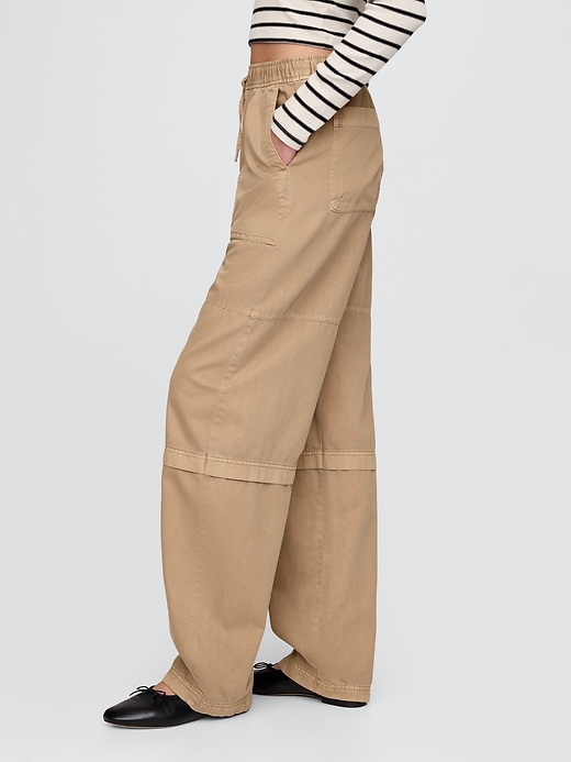 Image number 3 showing, Mid Rise Easy Utility Barrel Pants