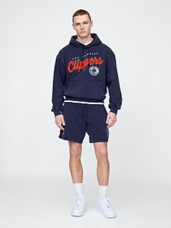 NBA Los Angeles Clippers Logo Heavyweight Sweat Shorts