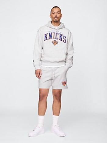 NBA New York Knicks Logo Heavyweight Sweat Shorts