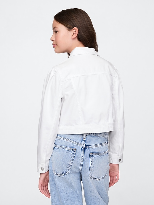 Image number 3 showing, Kids Denim Crop Jacket