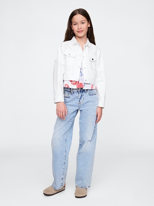 Image number 4 showing, Kids Denim Crop Jacket