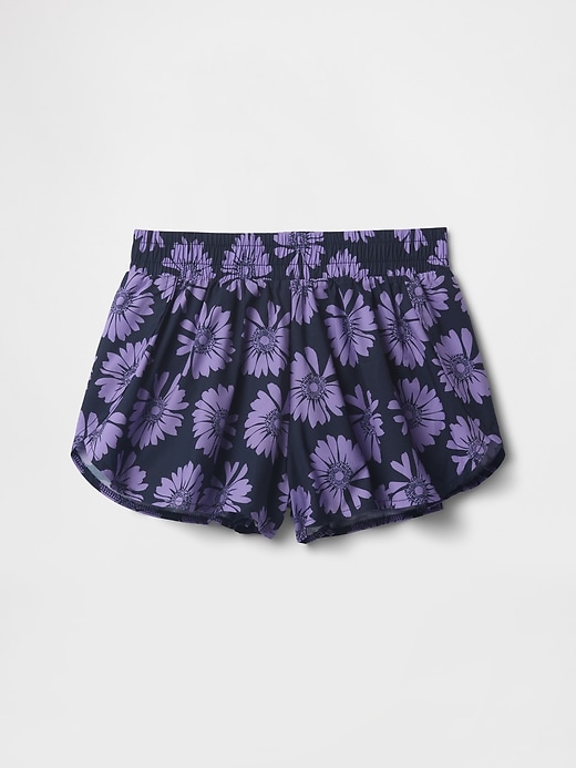 Image number 2 showing, Kids Quick-Dry Butterfly-Hem Run Shorts