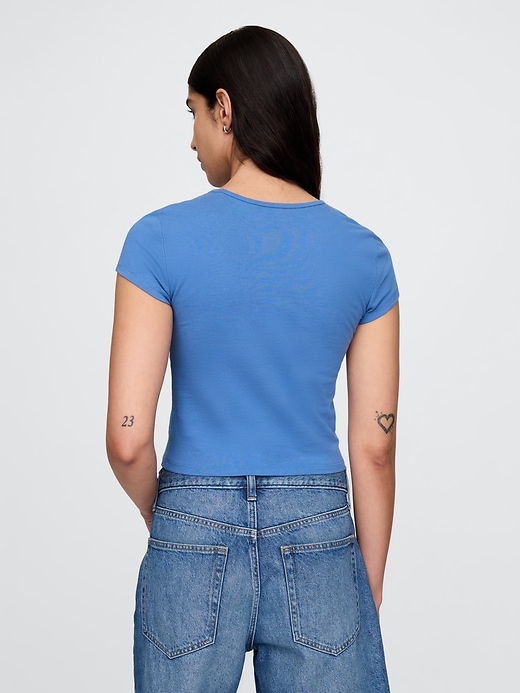 Image number 2 showing, Crop Graphic T-Shirt
