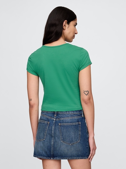 Image number 2 showing, Crop Graphic T-Shirt