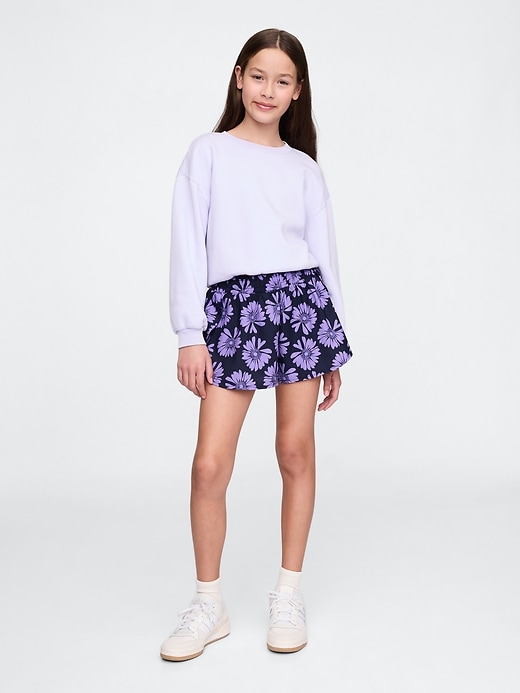 Image number 1 showing, Kids Quick-Dry Butterfly-Hem Run Shorts