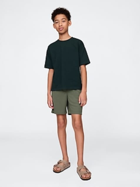 Kids GapFit 6" Recycled Mesh Easy Shorts