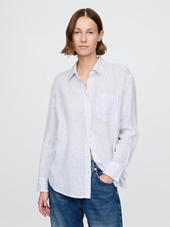 100% Linen Oversized Shirt