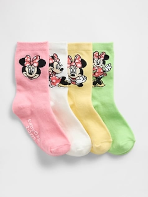 Gap × Disney Baby & Toddler Crew Socks (4-Pack)