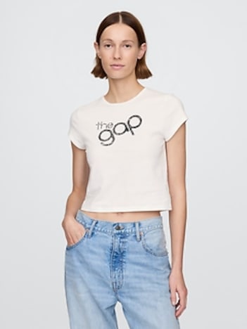 Cotton Jersey Logo Baby T-Shirt