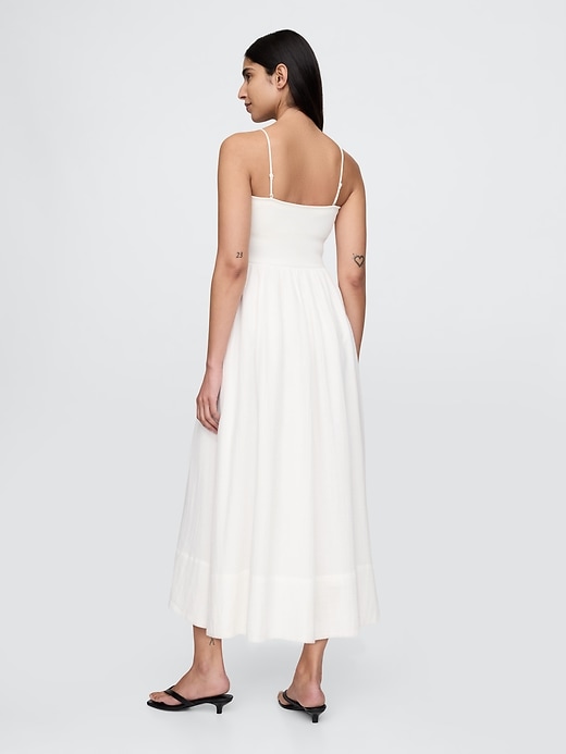 Image number 2 showing, Cotton Gauze Mixed Media Maxi Dress