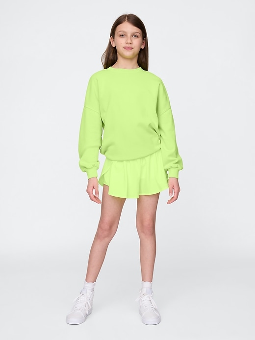 Image number 1 showing, Kids Quick-Dry Butterfly-Hem Run Shorts
