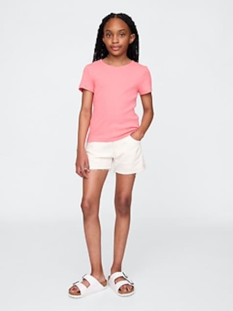 Kids Low Rise Stride UltraSoft Denim Shorts