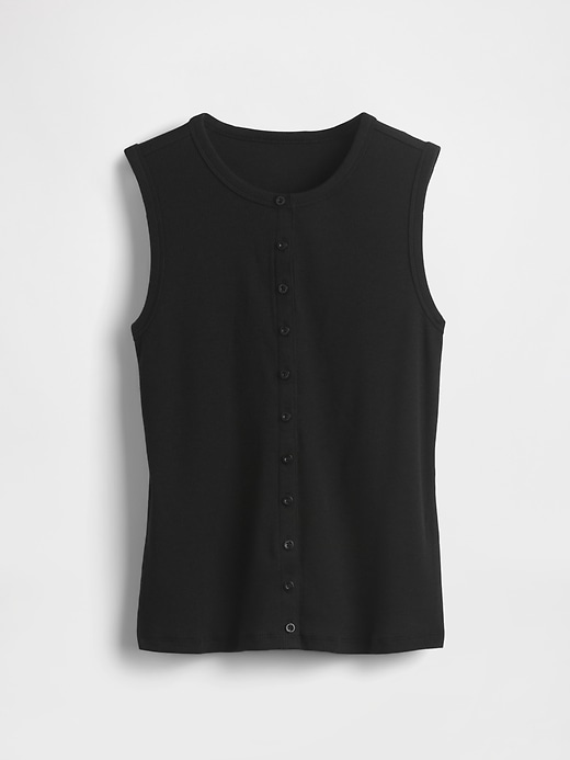 Image number 4 showing, Modern Rib Cardigan Vest