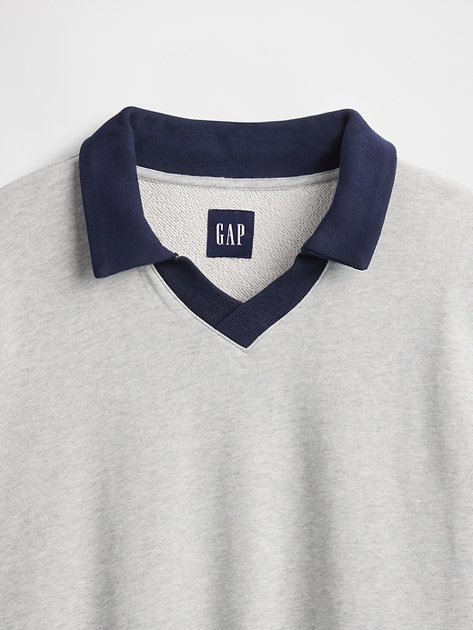 Image number 4 showing, Oversized Polo Sweatshirt
