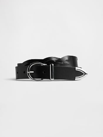 Braided Leather Belt