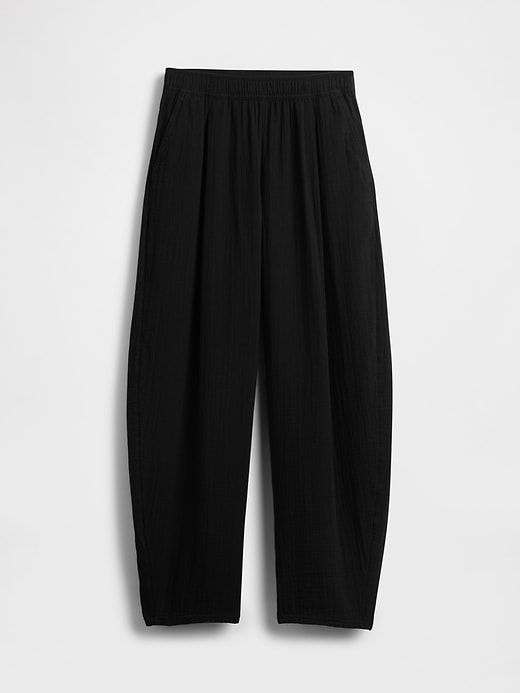 Image number 7 showing, Cotton Gauze Easy Barrel Pants