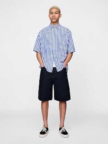 10.5" Baggy Denim Shorts