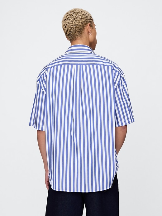 Image number 3 showing, Organic Cotton Oversized Poplin Shirt