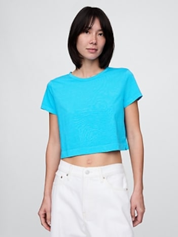 Organic Cotton VintageSoft Cropped T-Shirt