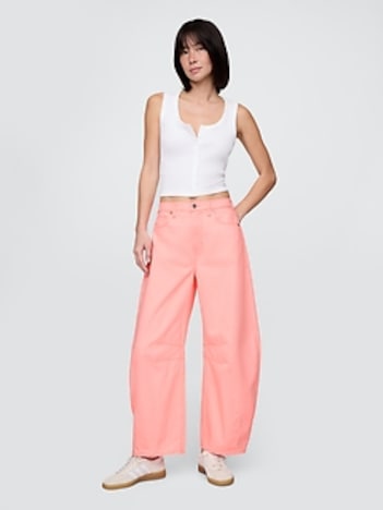 High Rise Horseshoe Jeans